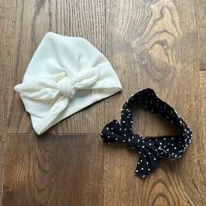 Baby head wrap and bow head band